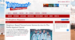 Desktop Screenshot of magazine.brighton.co.uk