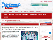 Tablet Screenshot of magazine.brighton.co.uk